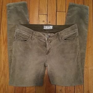 low rise free people corduroy skinny jeans